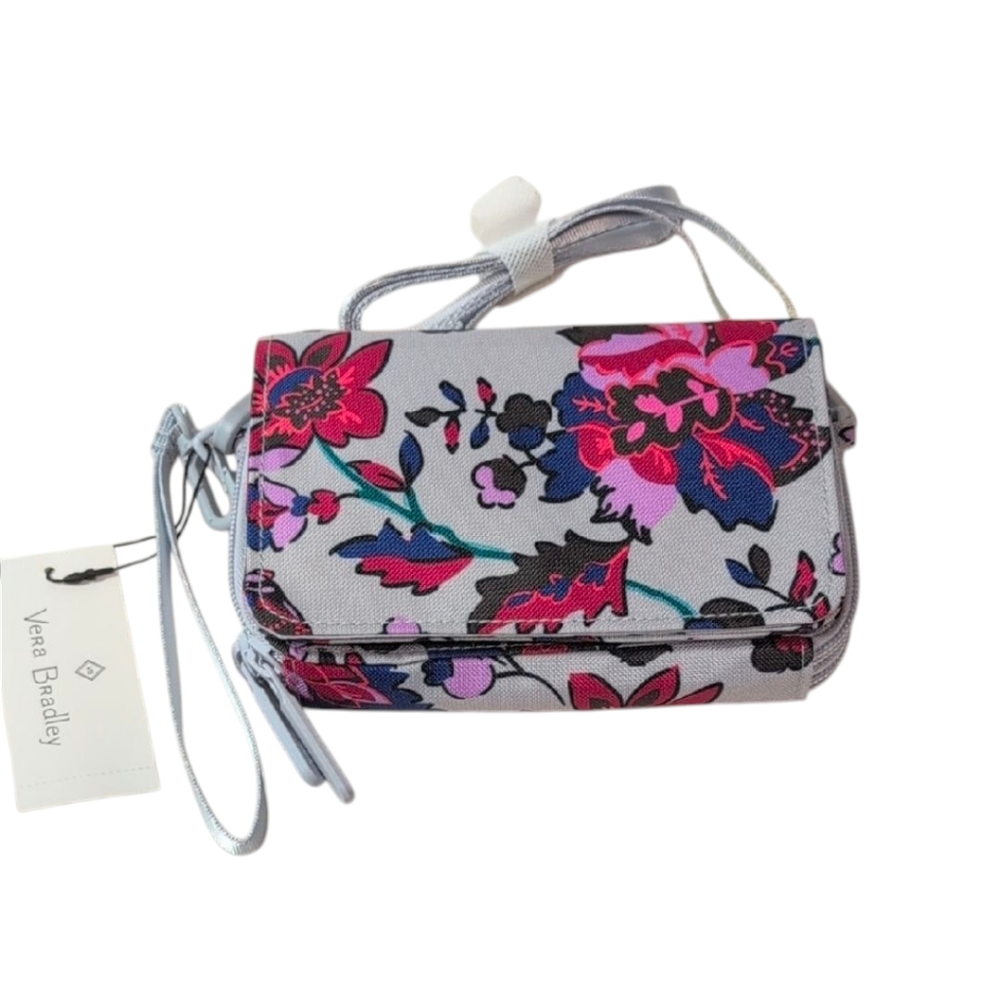 Vera Bradley Lighten Up 3 in 1 Crossbody Bag Vineyard Floral